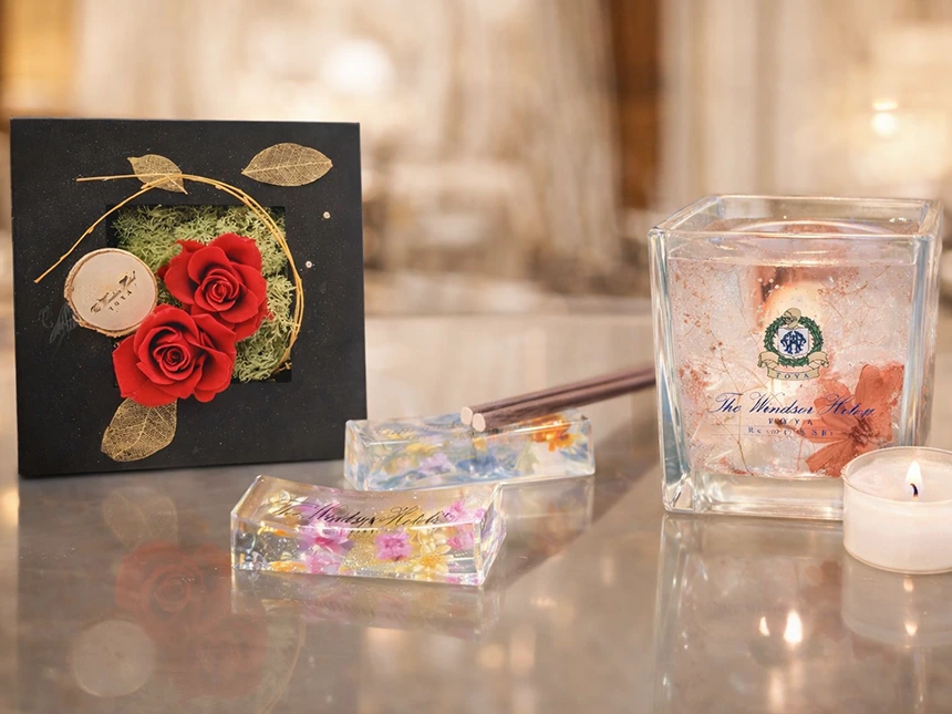 【冬季限定】ザ・ウィンザーホテル洞爺に《ジェルキャンドルホルダー》ワークショップ新登場｜専属フローリストが監修する体験型アート