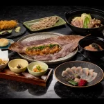 やま星のチョウザメ囲炉裏会席プラン