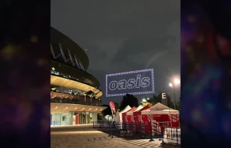 「Oasis Live ’25 JAPAN」ドローンショー