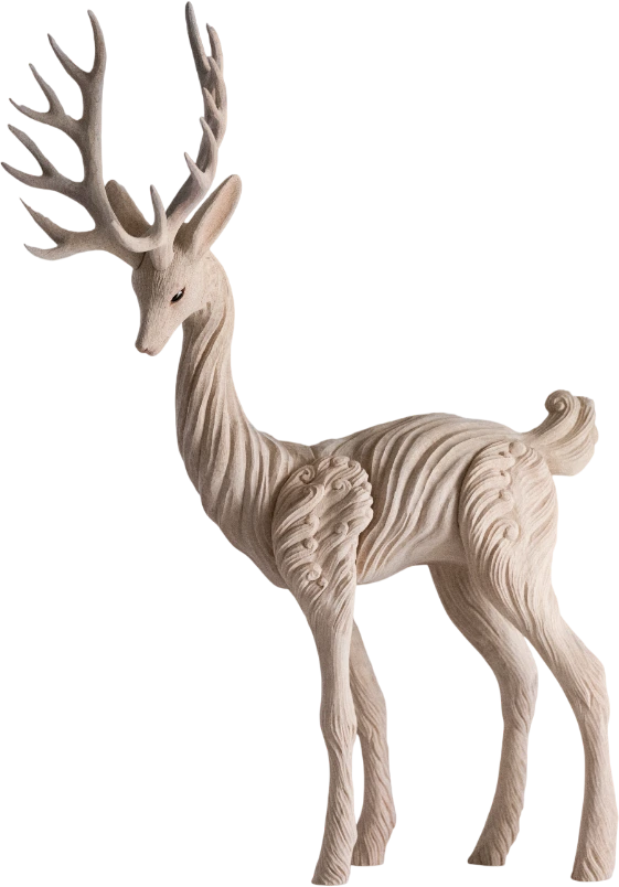 土屋仁応「鹿」2026年　撮影：土屋仁応