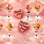 タカノフルーツパーラーの母の日限定パフェ