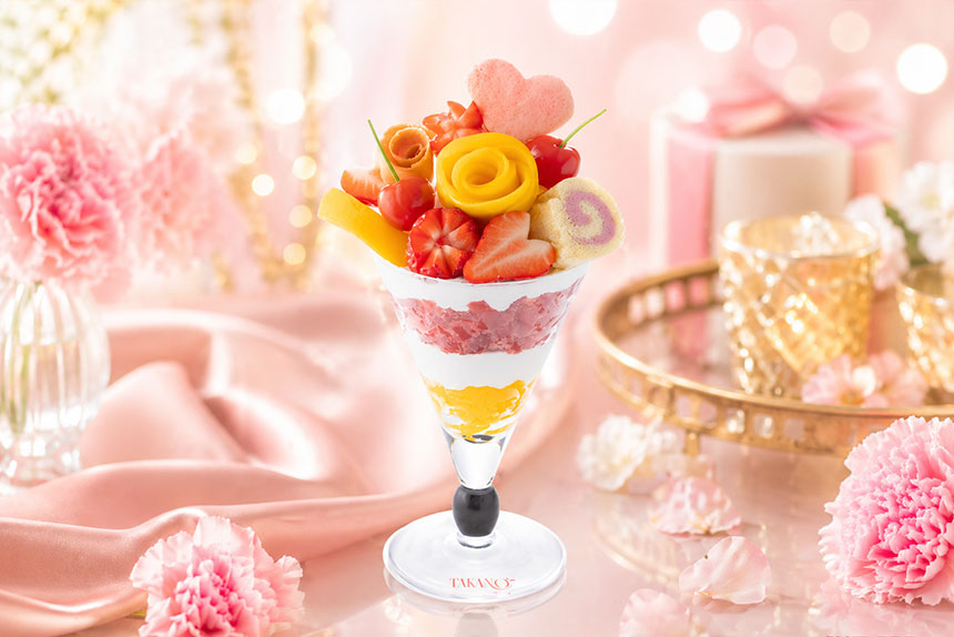 JR名古屋髙島屋店「母の日パフェ～宮崎マンゴー・苺・さくらんぼ～」