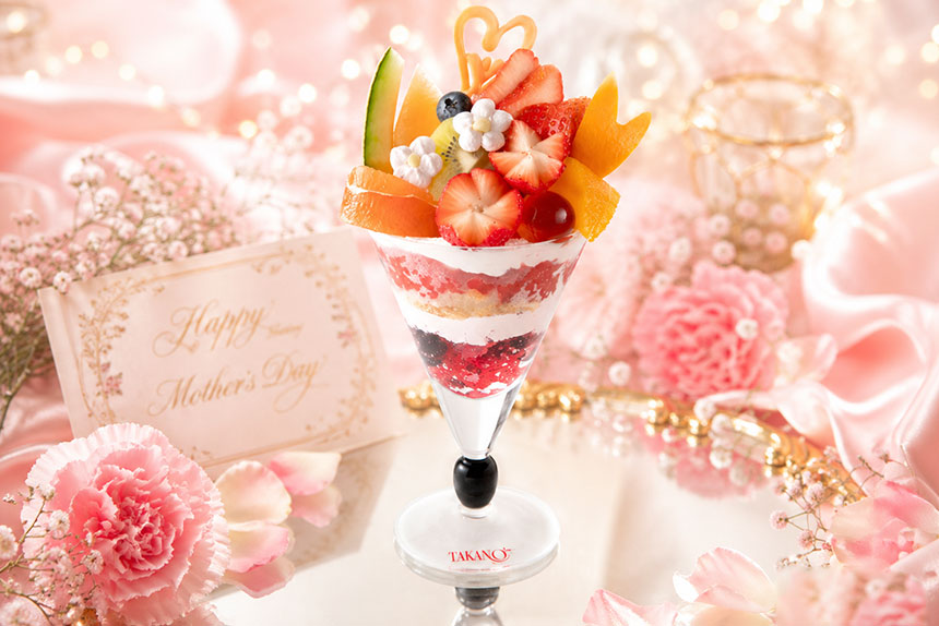 横浜髙島屋店「母の日パフェ」