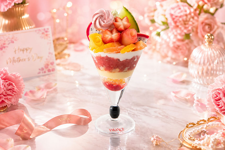 川越丸広店「母の日パフェ」