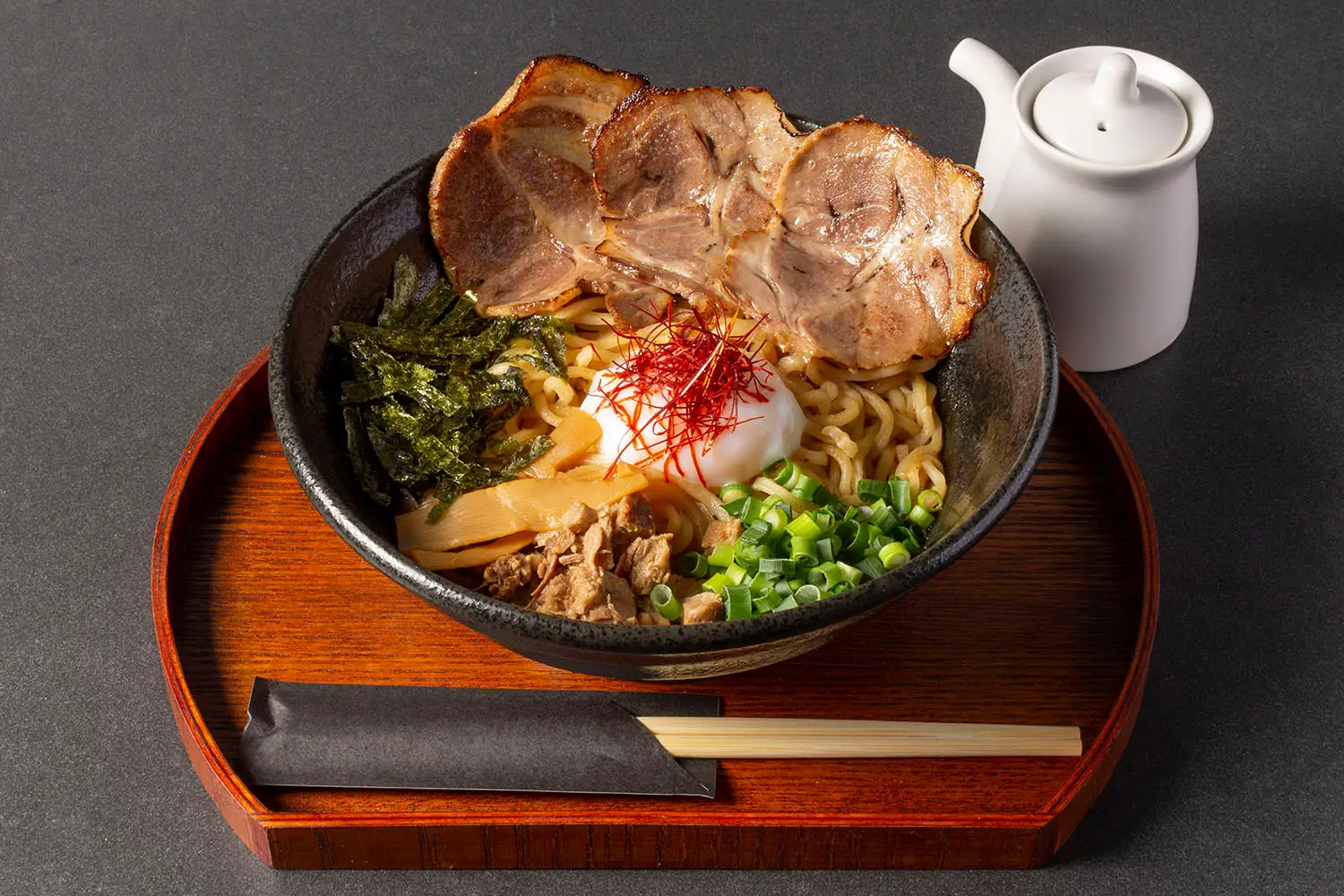旨辛味噌炙りチャーシュー油そば