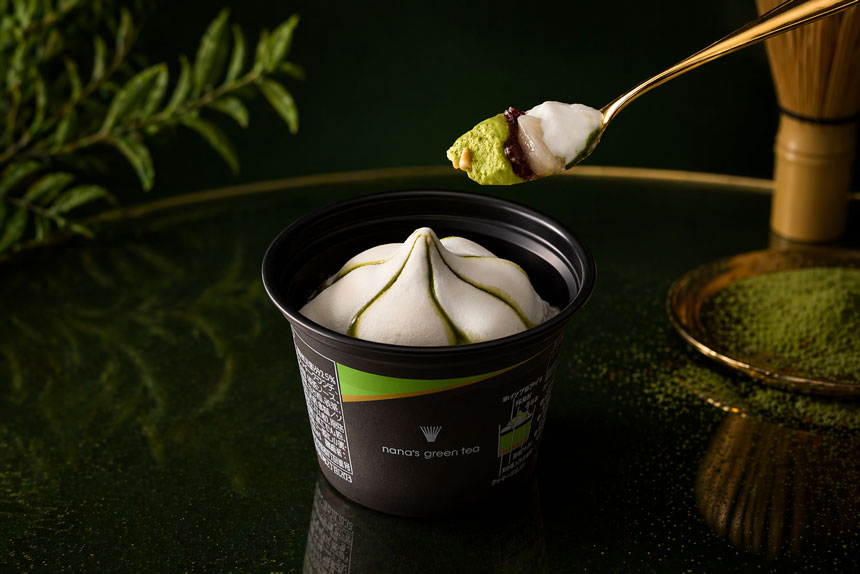 nana's green teaオリジナルブレンド抹茶を採用
