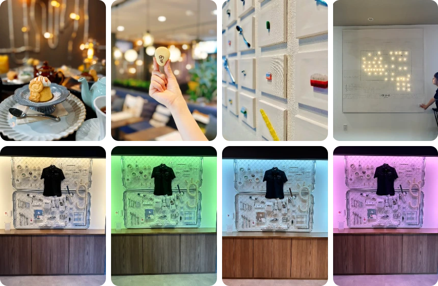 電気工事の世界を、視覚的かつ直感的に体感できる空間