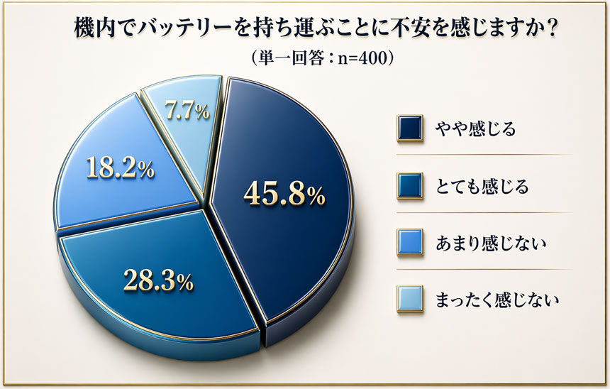機内でのモバイルバッテリー持ち込みに不安