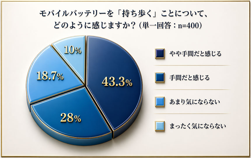 モバイルバッテリーを「持ち歩く」ことについて