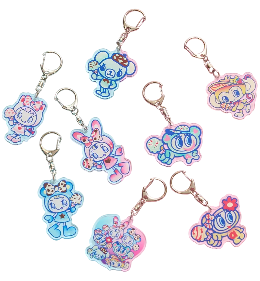 ランダムアクリルキーホルダー