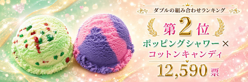ポッピングシャワー × コットンキャンディ