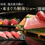 大起水産「生・本まぐろ解体ショー」
