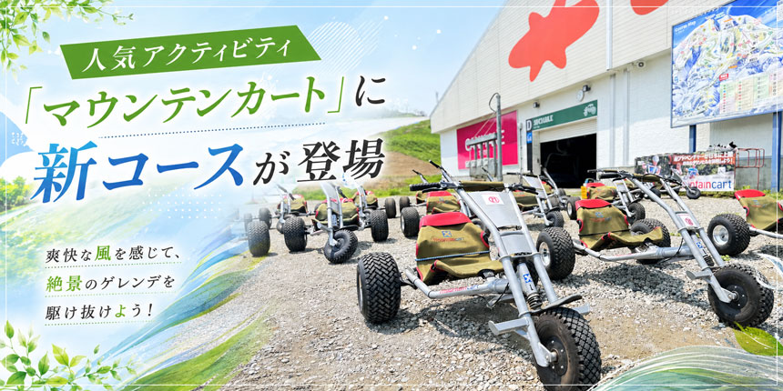 人気アクティビティ「マウンテンカート」