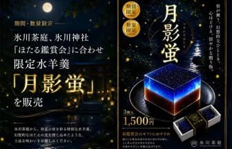 限定和スイーツ、水羊羹『月影蛍』