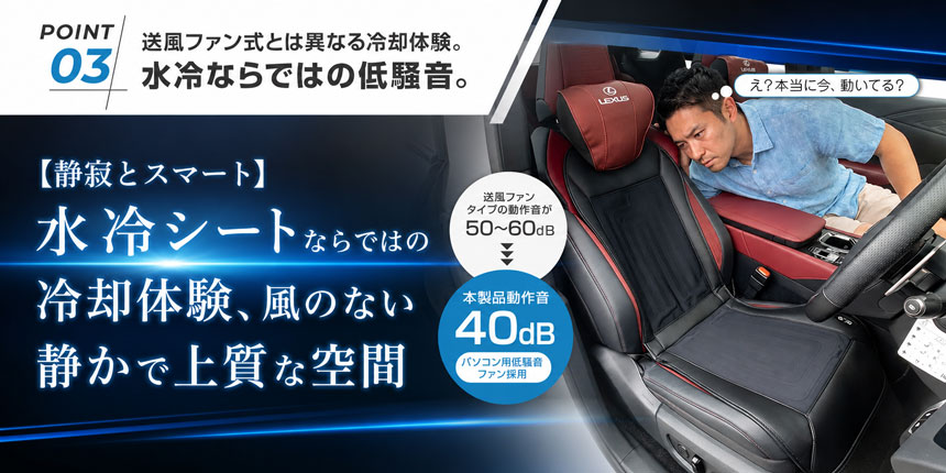 『瞬冷』は風ではなく冷却液で冷やす水冷式