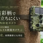 置くだけ簡単「トレイル防犯カメラ」