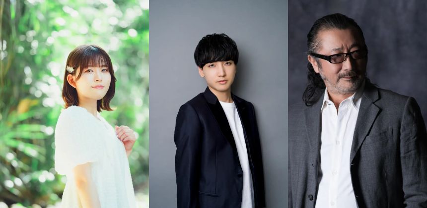 左から、石見舞菜香さん、小林千晃さん、大塚明夫さん