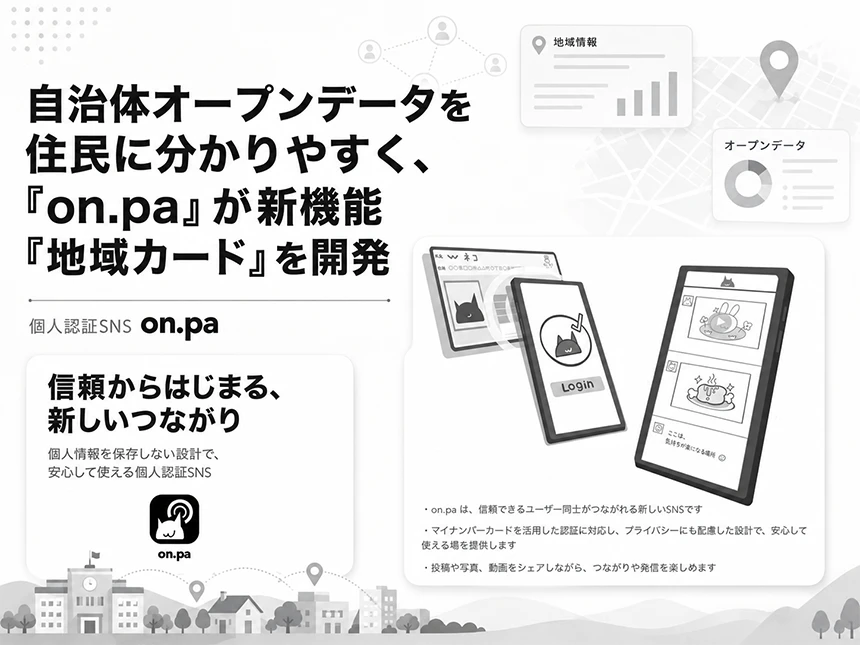 個人認証SNS「on.pa」