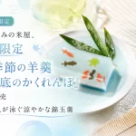 手作り羊羹「季節の羊羹 水底のかくれんぼ」