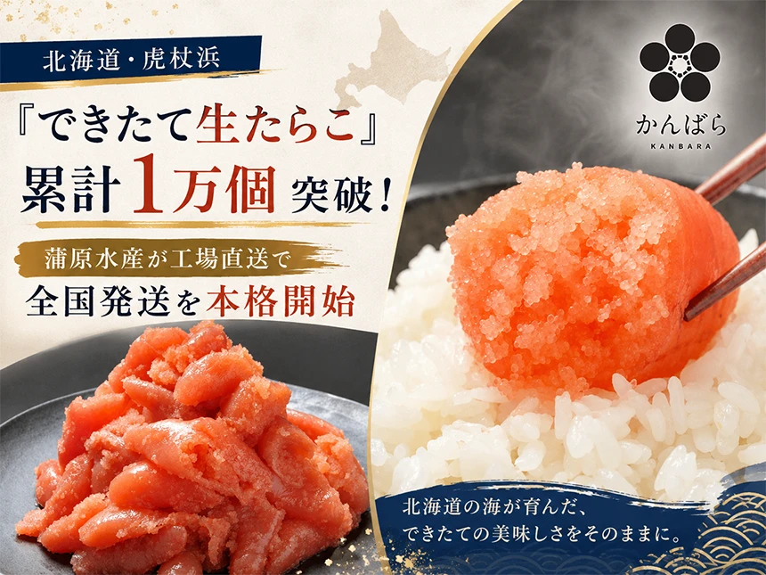 工場直送 できたて生たらこ