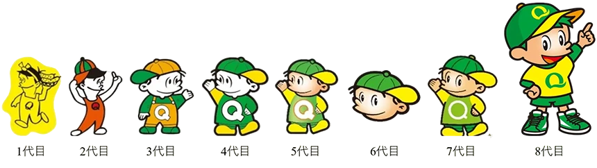 8代目ブランドキャラクター「キューちゃん」