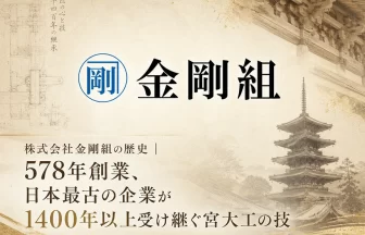 世界最古の企業「株式会社金剛組」