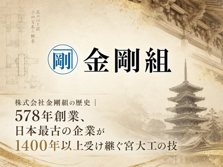 世界最古の企業「株式会社金剛組」