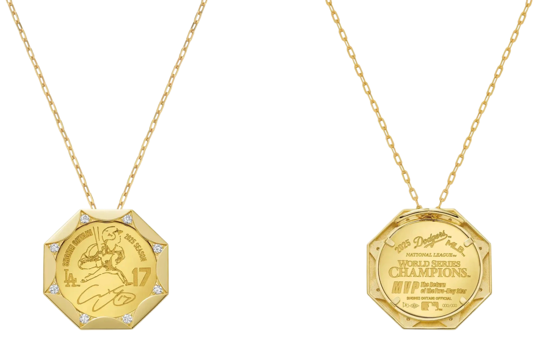 K24/K18 COIN DIAMOND PENDANTS