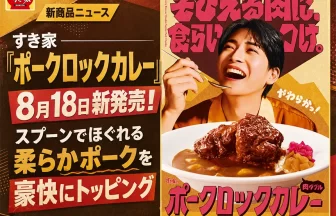 すき家「ポークロックカレー」