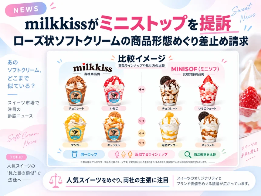 milkkissがミニストップを提訴