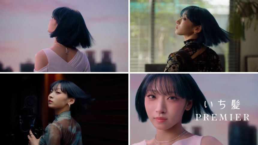 JISOOさんが後ろ姿から振り返る瞬間