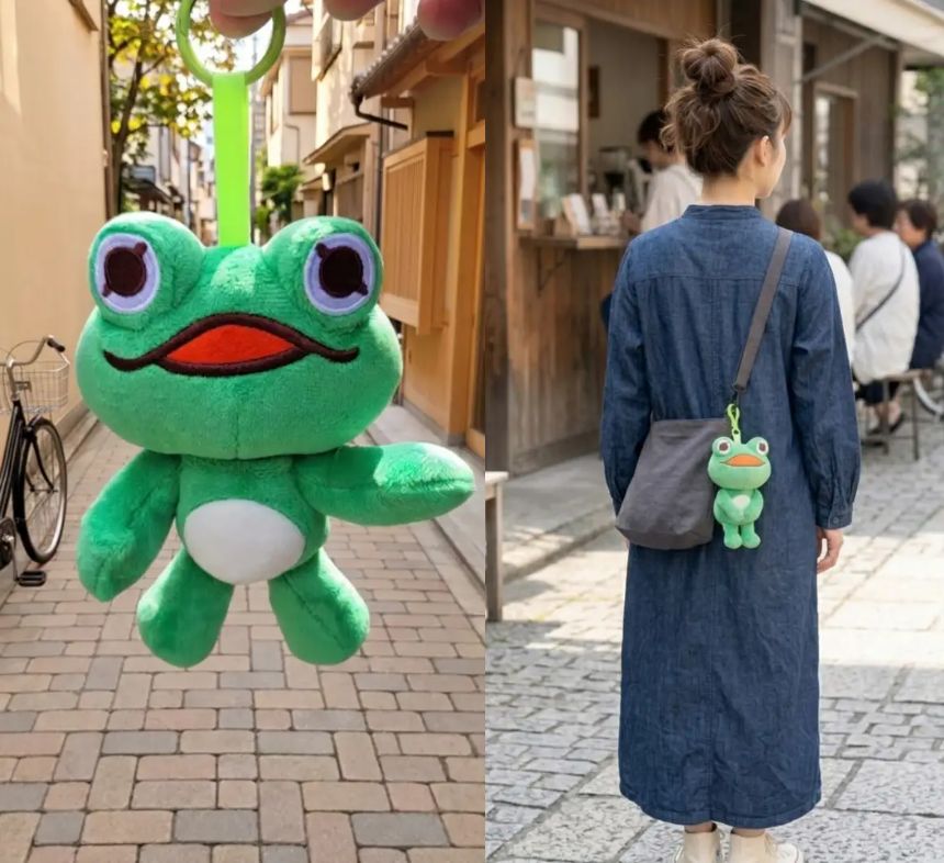 前向きなカエル「ドンケリィ」