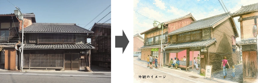 愛知県西尾市肴町12に位置する築100年以上の古民家
