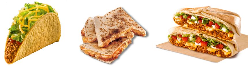 タコベルならではのメニュー