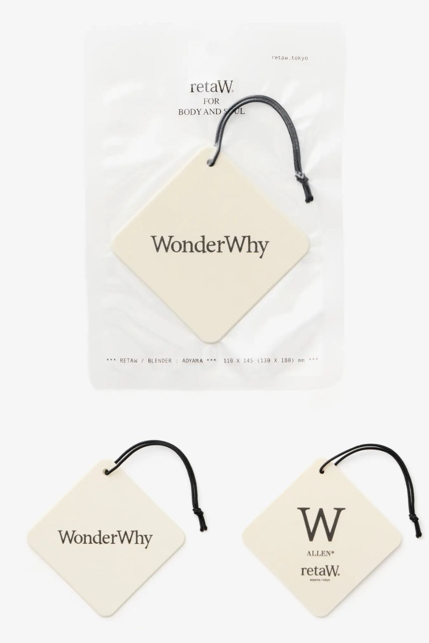 「retaW」とコラボしたFragrance Car Tag